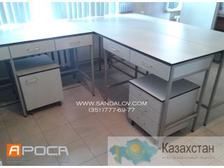 Столы лабораторные металлические доставка в Казахстан Алматы и Алматинская область
