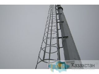 Опоры освещения. Молниеприемники МОГК.   Прожекторные мачты до 40 метров. Алматы и Алматинская область