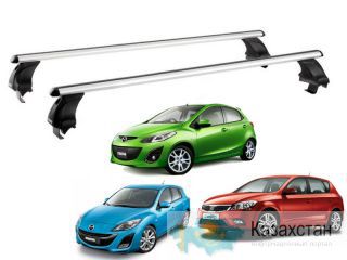 Багажник Lux Aero 120 ШМ965 на крышу Mazda 3 хэтчбек, Mazda 2, Kia Ceed I - Lux 691127 Челябинск