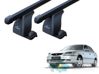 Багажник Lux 120 на крышу Hyundai Accent - Lux 691936 Челябинск