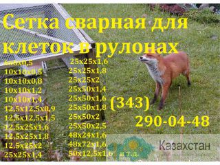 Сварная оцинкованная сетка Алматы и Алматинская область