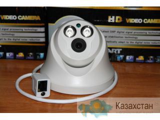 Продам купольная IP камера, 1,3 MP, (960P), фиксированная мегапиксельная линза 3,6мм, в пластиковом корпусе, модель Smart 101 Алматы и Алматинская область