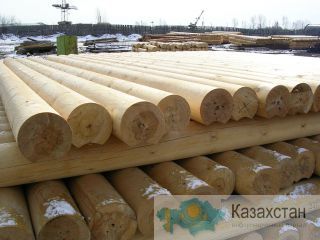 Оцилиндрованное бревно из Ангарского леса Красноярск
