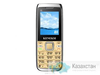 Продам Мобильный телефон Модель: Мобильный телефон Keneksi Q5 золото Алматы и Алматинская область