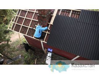 Замена шифера, ремонт крыши Алматы