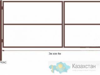 Садовые ворота от производителя Казахстан