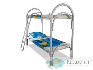 Металлические кровати усиленные двухъярусные для детских летних лагерей и тур баз, для дома отдыха и санатория Астана и Акмолинская область