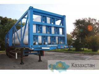 Контейнер для перевозки компримированного природного газа CNG (ПАГЗ-передвижная автогаззаправка) Астана