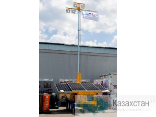 Мобильная осветительная мачта на солнечных батареях VSG600-A Алматы