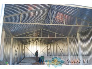 Ангары каркасные и без каркасные Костанай