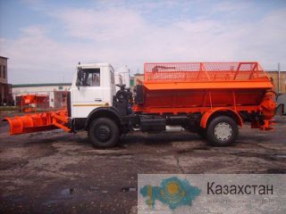 Съемное пескоразбрасывающее оборудование на шасси а/м МАЗ 5337 Алматы и Алматинская область