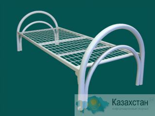 Двухъярусные металлические кровати для бытовок, кровати для общежитий, кровати металлические для студентов оптом Атырау