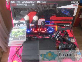 SONY Playstation 3 (THE LAST OF US 500GB) + аксессуары + игры. Астана
