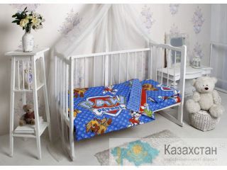 Постельное бельё детское Спасатели Щенячий патруль ясельное манежное 46782 Алматы и Алматинская область