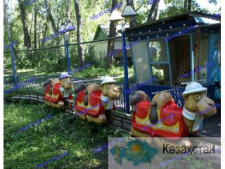 R-KIDS: Детский аттракцион электрический паровоз/паровозик/поезд. KAP-003 Астана