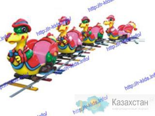 R-KIDS: Электрический поезд аттракцион для парков и торговых центров. KAP-013 Астана