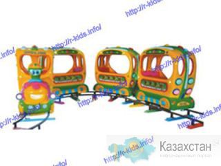 R-KIDS: Электрический поезд аттракцион для парков и торговых центров. KAP-015 Астана