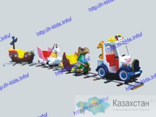 R-KIDS: Электрический поезд аттракцион для парков и торговых центров. KAP-016 Астана