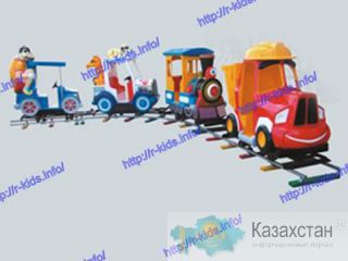 R-KIDS: Электрический поезд аттракцион для парков и торговых центров. KAP-019 Астана