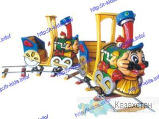 R-KIDS: Электрический аттракцион паровозик для парков и торговых центров. KAP-022 Астана