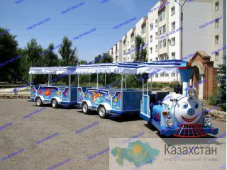 R-KIDS: Детский аттракцион безрельсовый паровозик. KAP-101 Астана