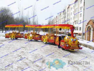 R-KIDS: Детский аттракцион безрельсовый поезд. KAP-102 Астана