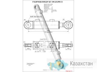 Гидроцилиндр ковша цг-100х63х900.11 ек-12 Астана и Акмолинская область