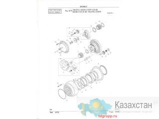 Запчасти для редуктора хода 170401-00014B, K1003131 Doosan Астана и Акмолинская область
