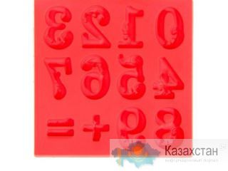 Силиконовая форма молд для творчества Цифры 8*8 код 46822 Алматы и Алматинская область