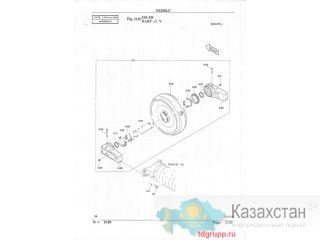 270-00063B Колесо направляющее (200102-00052) Doosan DX225LCA Астана и Акмолинская область