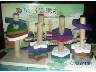 Деревянная игрушка фигурки на стойке 46840 Алматы и Алматинская область