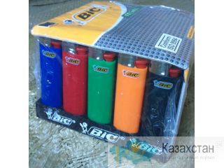 Зажигалки Bic большие оптом от 1 коробки Повсеместно