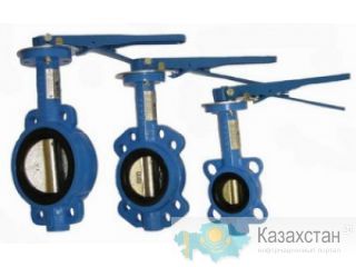 Затворы поворотные дисковые межфланцевые ручные «бабочка» Алматы
