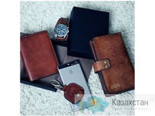 Кожаные аксессуары ручной работы Алматы