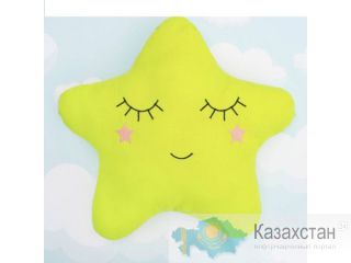 Подушка Звездочка салатовая 40 х 37 см 46982 Алматы и Алматинская область