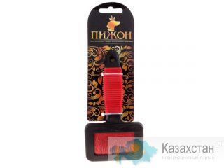 Пуходерка щетка с резиновой ручкой 7 х 14 см для животных 47010 Алматы и Алматинская область