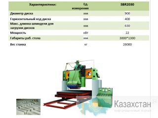 Многопильный камнерезный станок RONTULE SBR2030 Другое месторасположение