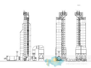 Зерносушилка шахтная RIR-30С дизель, косвенный нагрев Советск