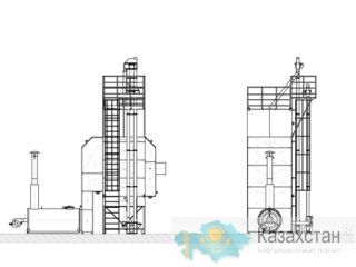 Зерносушилка шахтная RIR-20С газ, косвенный нагрев Советск