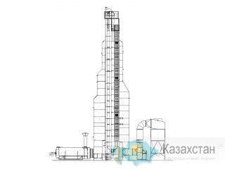 Зерносушилка одношахтная RIR-40У газ; дизель косвенный нагрев Другое месторасположение