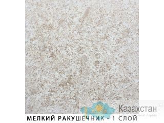 ТРАВЕРТИН 1 слой (Мелкий ракушечник) Алматы и Алматинская область