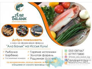 ФОРЕЛЕВОЕ ХОЗЯЙСТВО "АЛА БАЛЫК" Бишкек