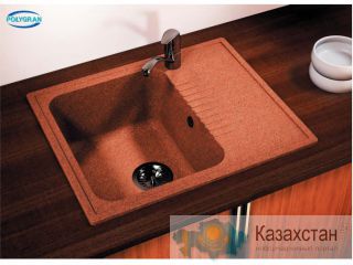 Кухонные мойки из искусственного камня POLYGRAN  F-07 Алматы и Алматинская область