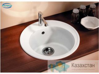 Кухонные мойки из искусственного камня POLYGRAN  F-08 Алматы и Алматинская область