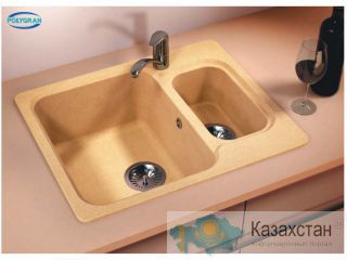 Кухонные мойки из искусственного камня POLYGRAN  F-09 Алматы и Алматинская область