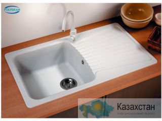 Кухонные мойки из искусственного камня POLYGRAN  F-12 Алматы и Алматинская область