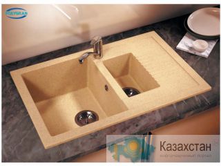 Кухонные мойки из искусственного камня POLYGRAN  F-21 Алматы и Алматинская область