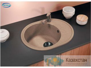 Кухонные мойки из искусственного камня POLYGRAN  F-22 Алматы и Алматинская область