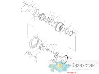 208-27-71130 Шестерня редуктора хода PC400-7 Астана и Акмолинская область
