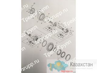 404-00098С Бортовой редуктор (travel reduction) Doosan DX300LC Астана и Акмолинская область